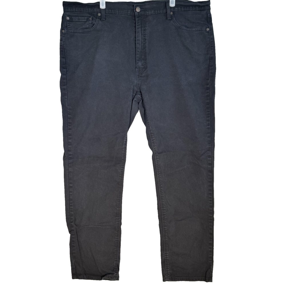 Levis 541 Jeans Mens 42x32 Black Athletic Fit Tapered Stretch Denim